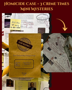 Homicide Case + The Crime Times Mysteries Bundle