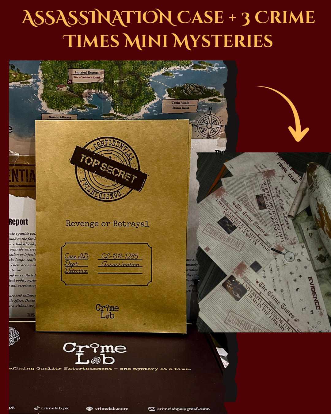 Assassination Case + The Crime Times Mysteries Bundle