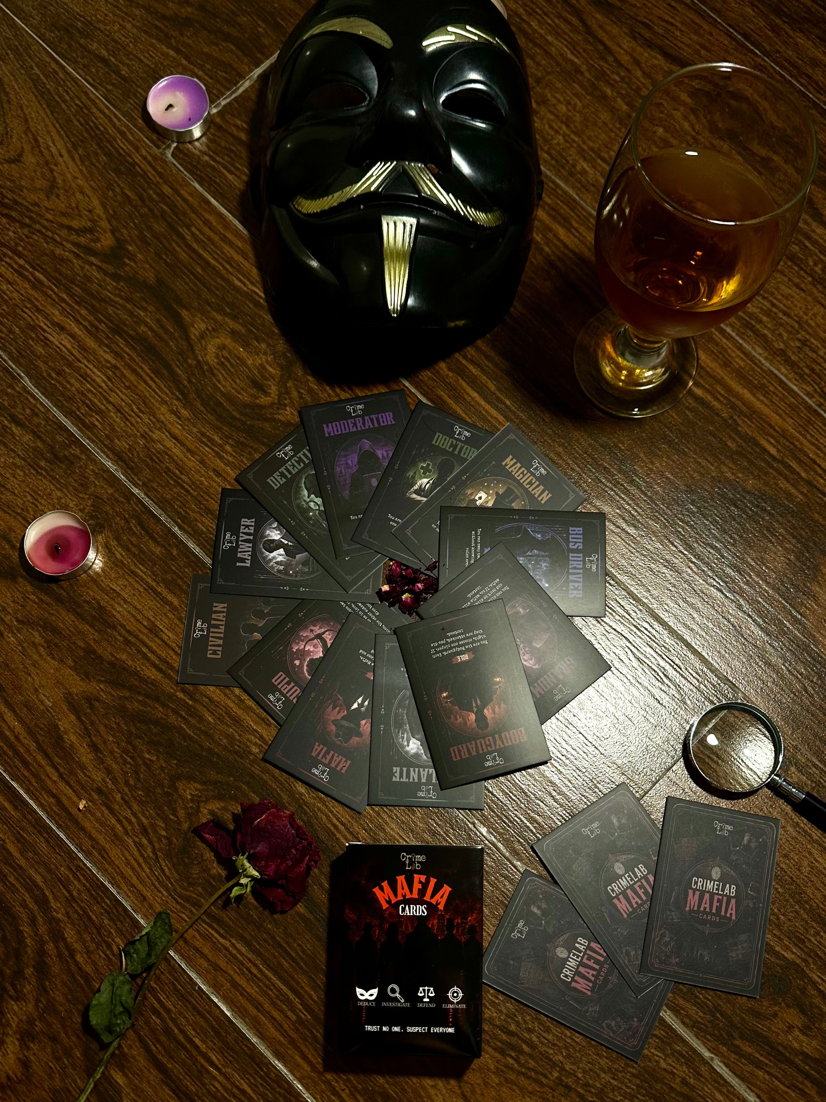 CrimeLab Mafia Cards - Special Characters Version