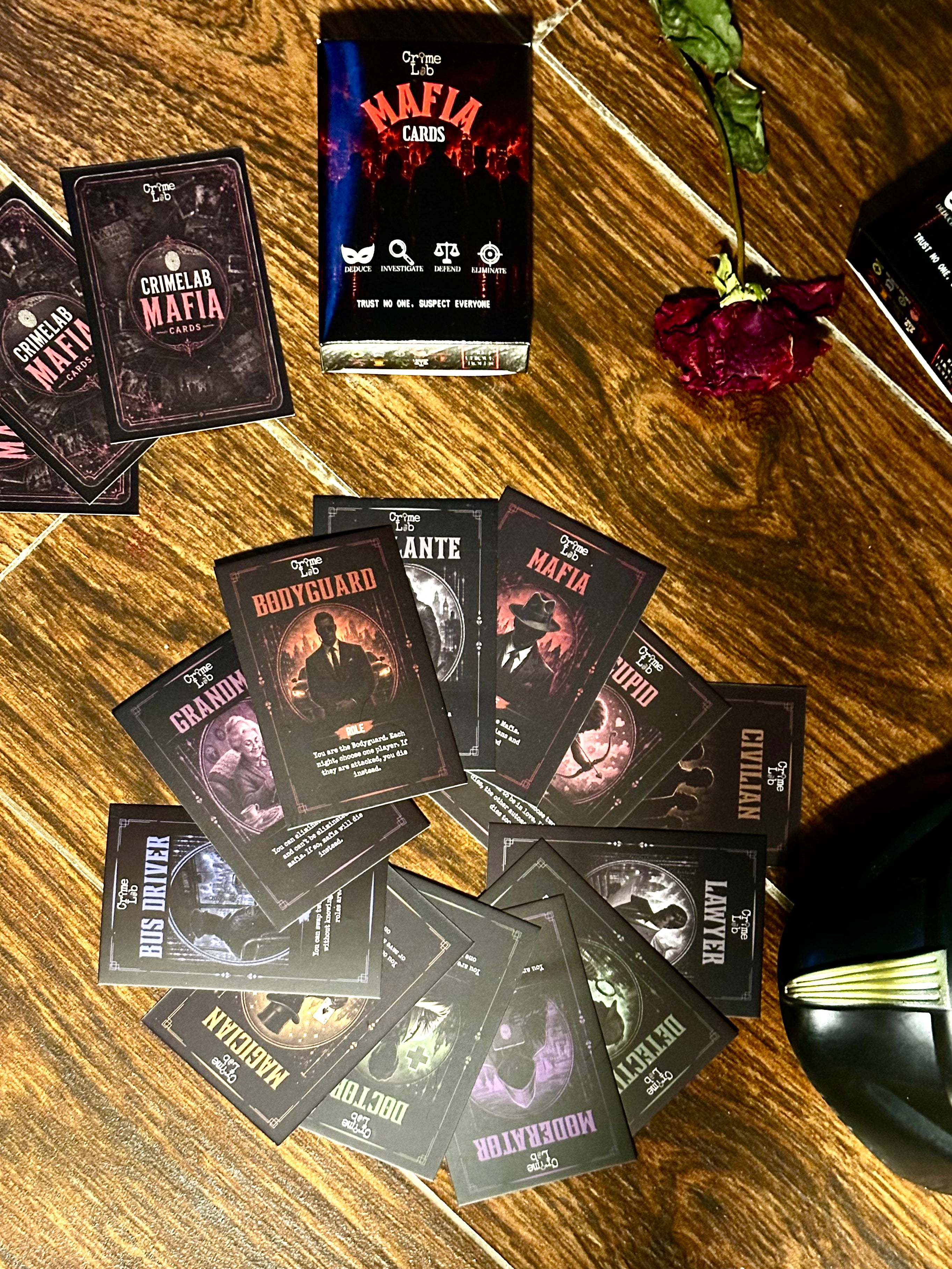CrimeLab Mafia Cards - Special Characters Version