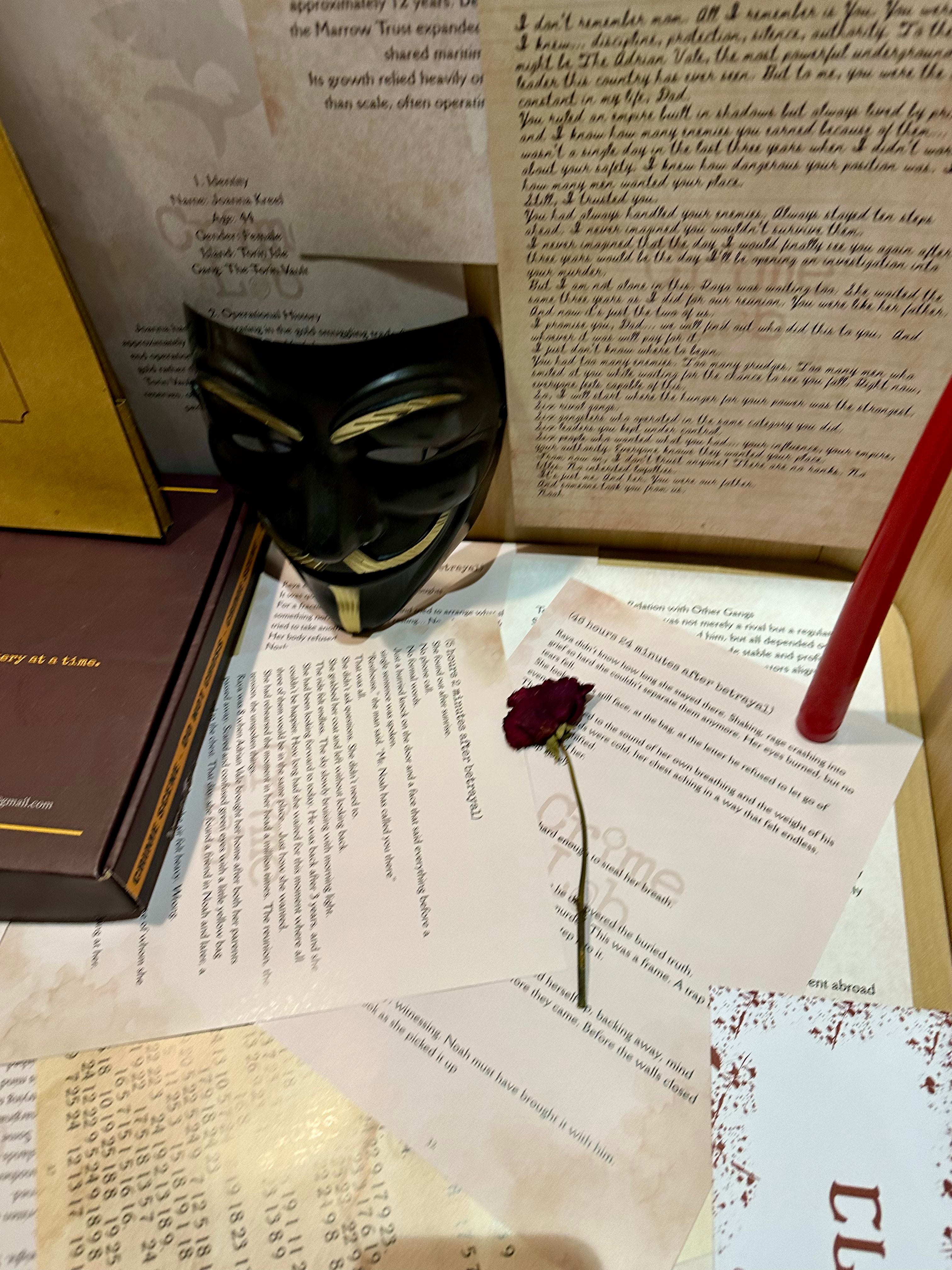 Revenge or Betrayal – Assassination Department - Murder Mystery Case File