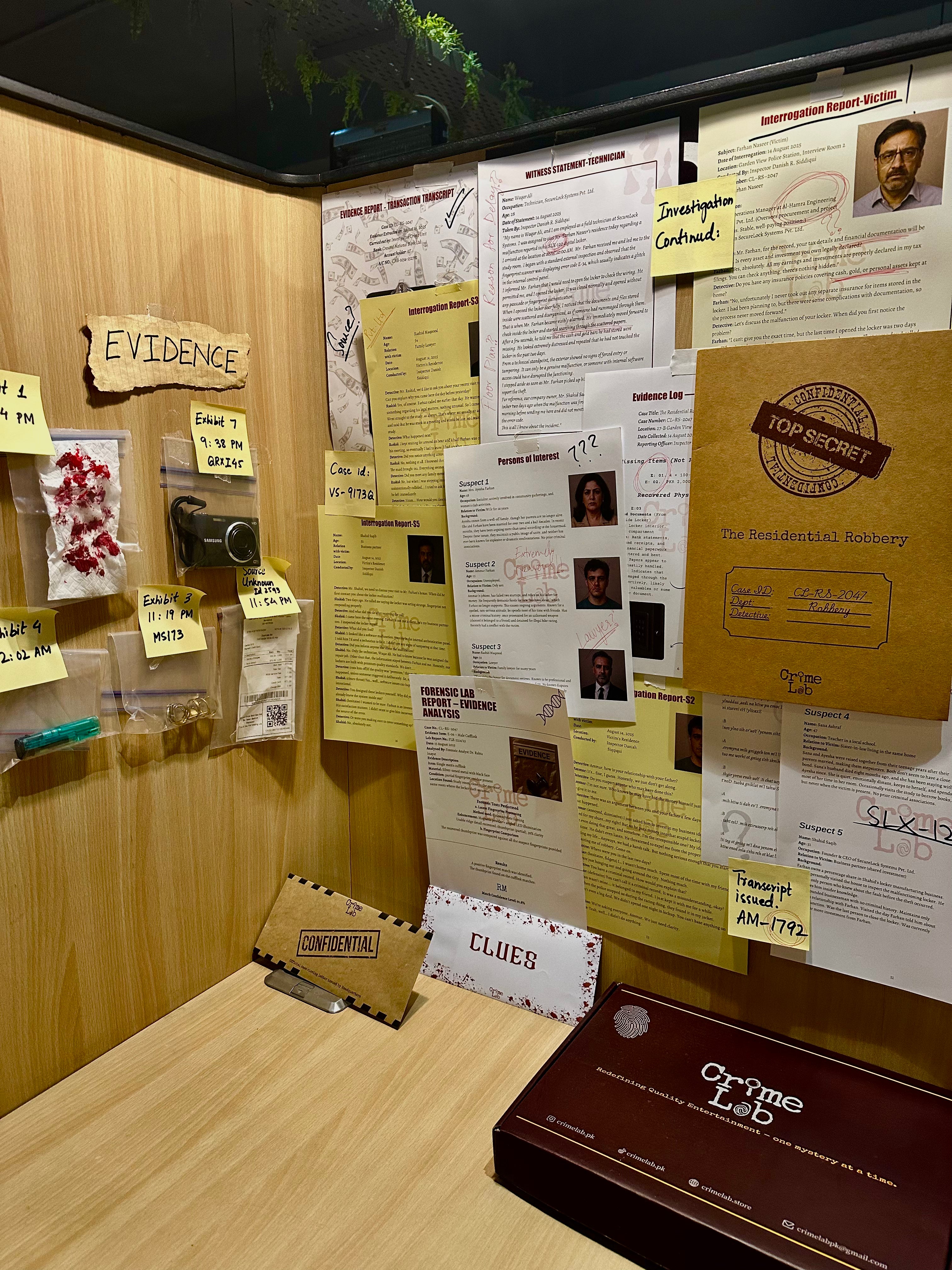 The Residential Robbery - Robbery Department Case File