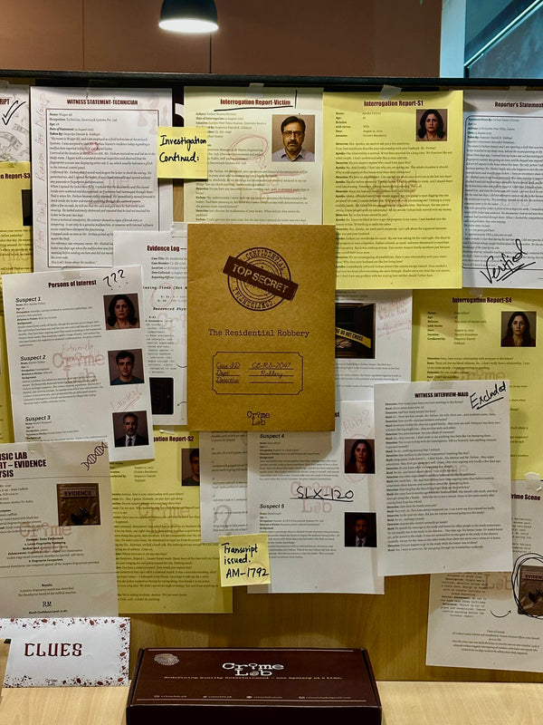 The Residential Robbery - Robbery Department Case File